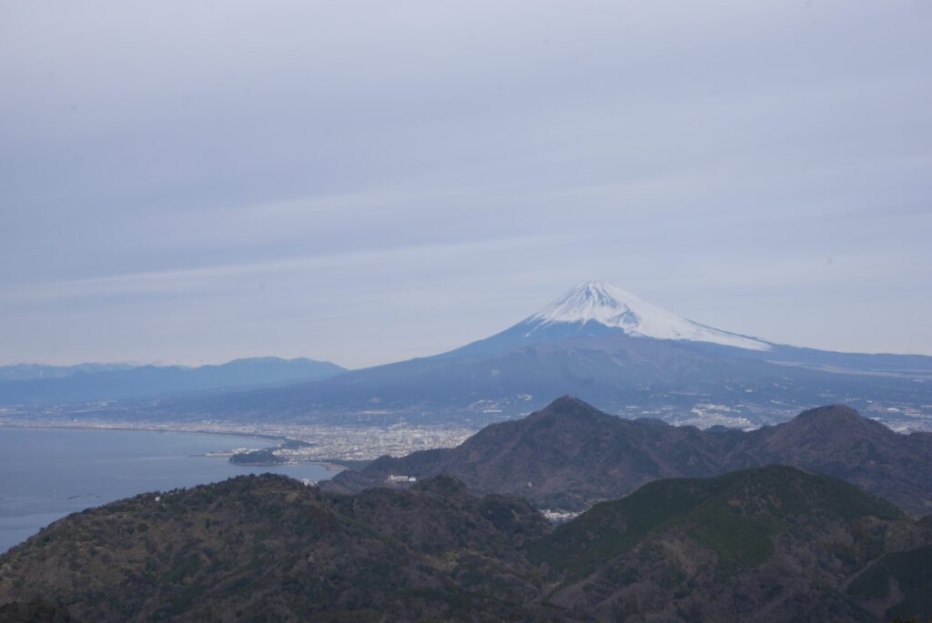 富士山と駿河湾の絶景