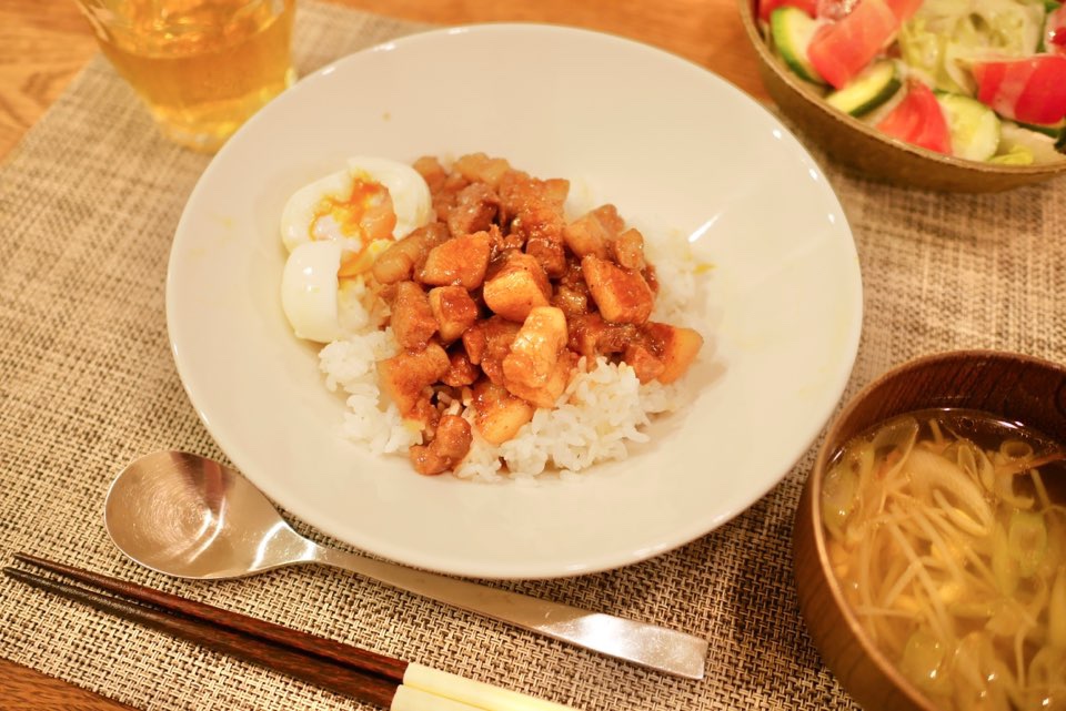 簡単ルーローハン