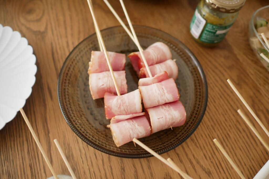 ベーコントマト串