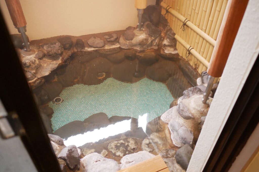 ホテルグリーンプラザ箱根の客室露天風呂