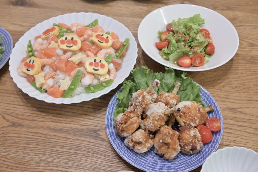 ３歳誕生日お祝いご飯
