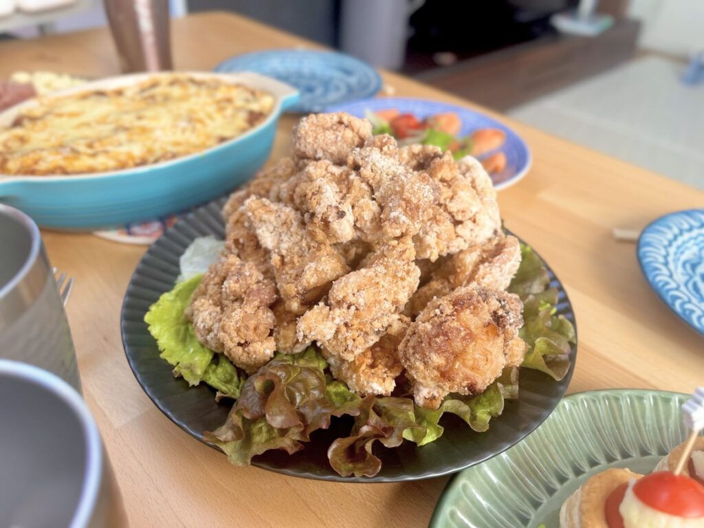 クリスマスのから揚げ