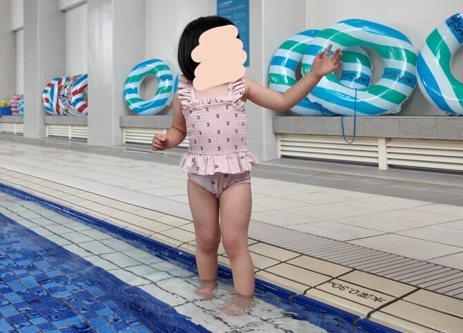 3歳娘の水着