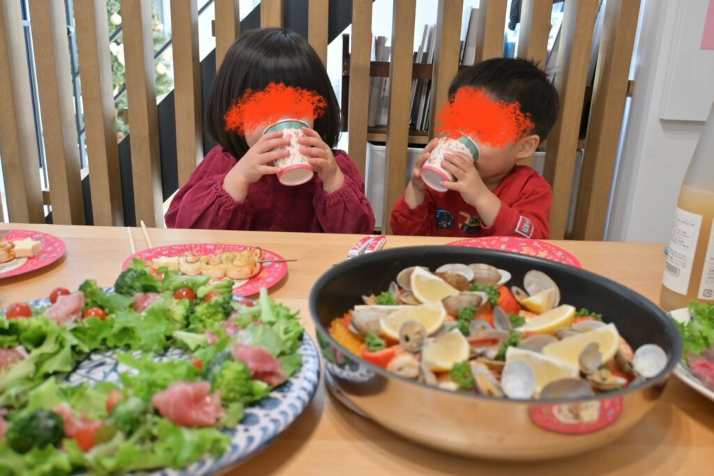 3歳児とのクリスマスパーティー