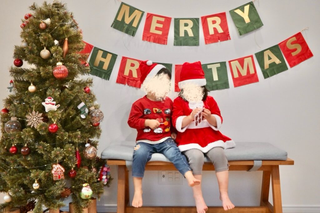 ３歳クリスマスフォト