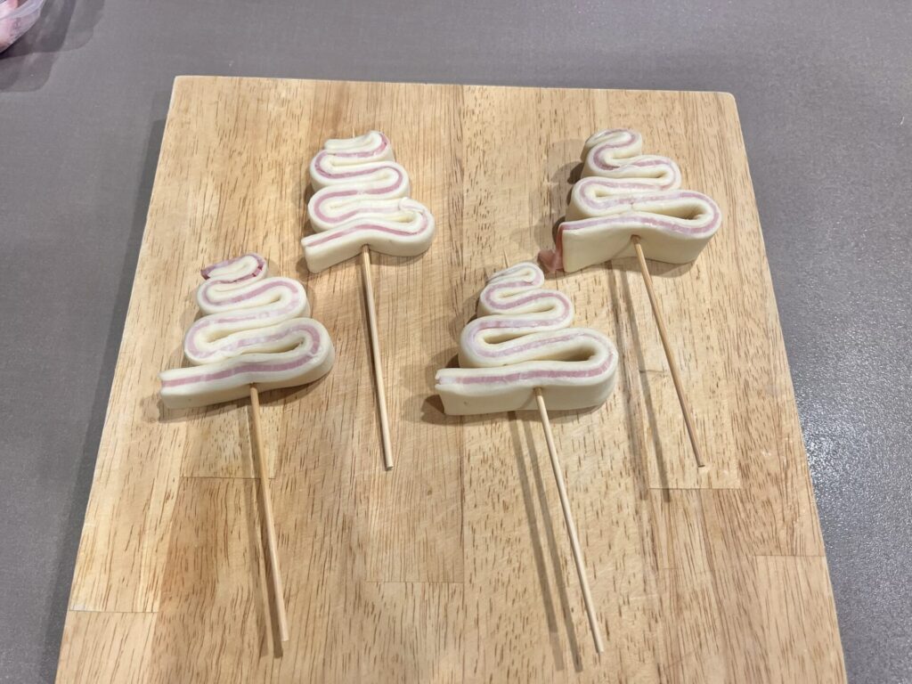 クリスマスツリーパイ下準備