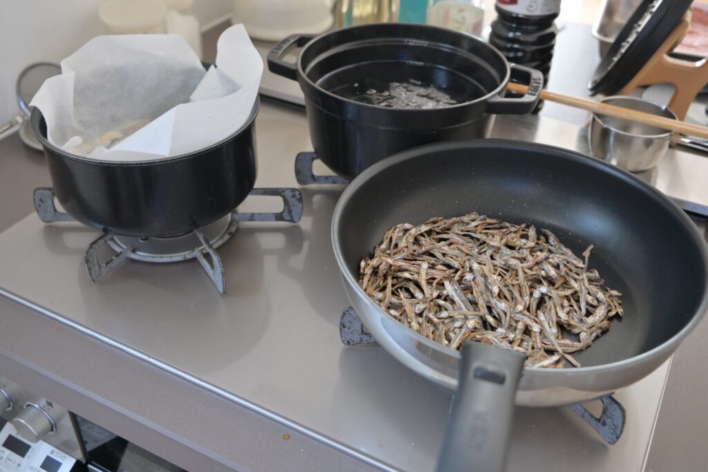 おせち作りのコンロ運用