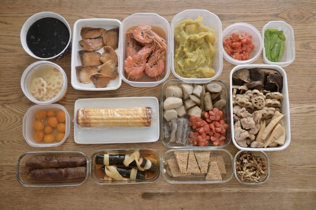 手作りおせちの具材