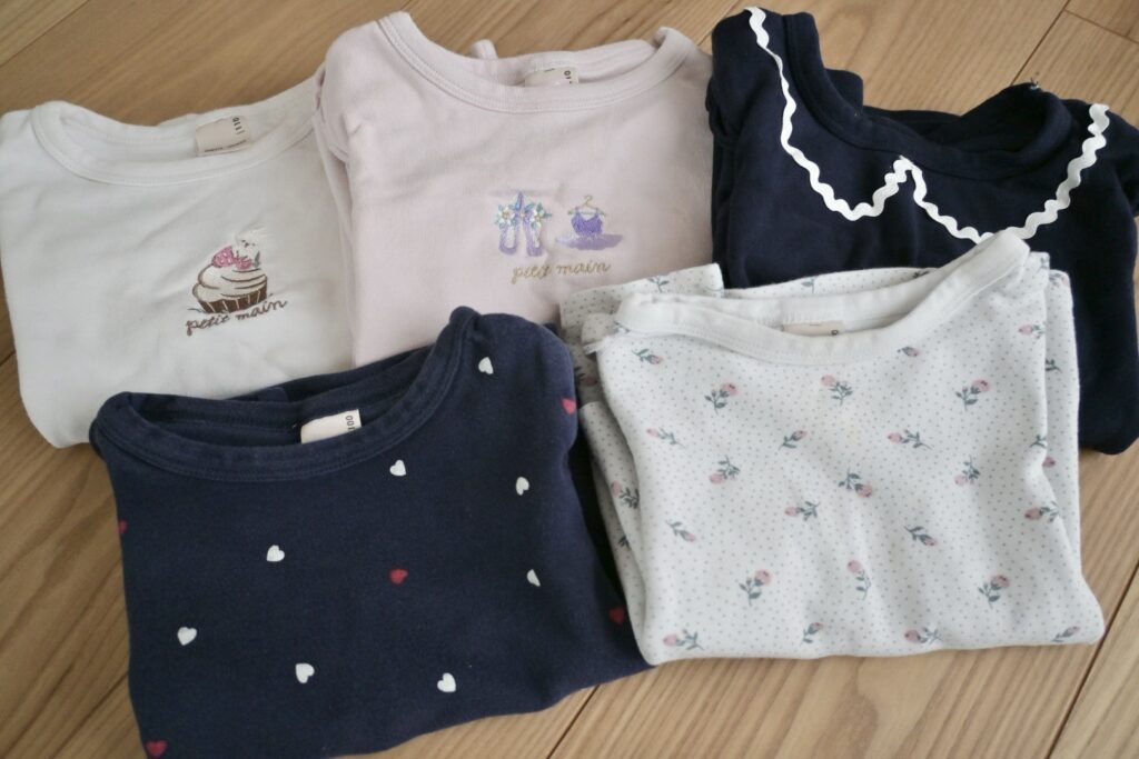 保育園用長袖Tシャツ　petitmain