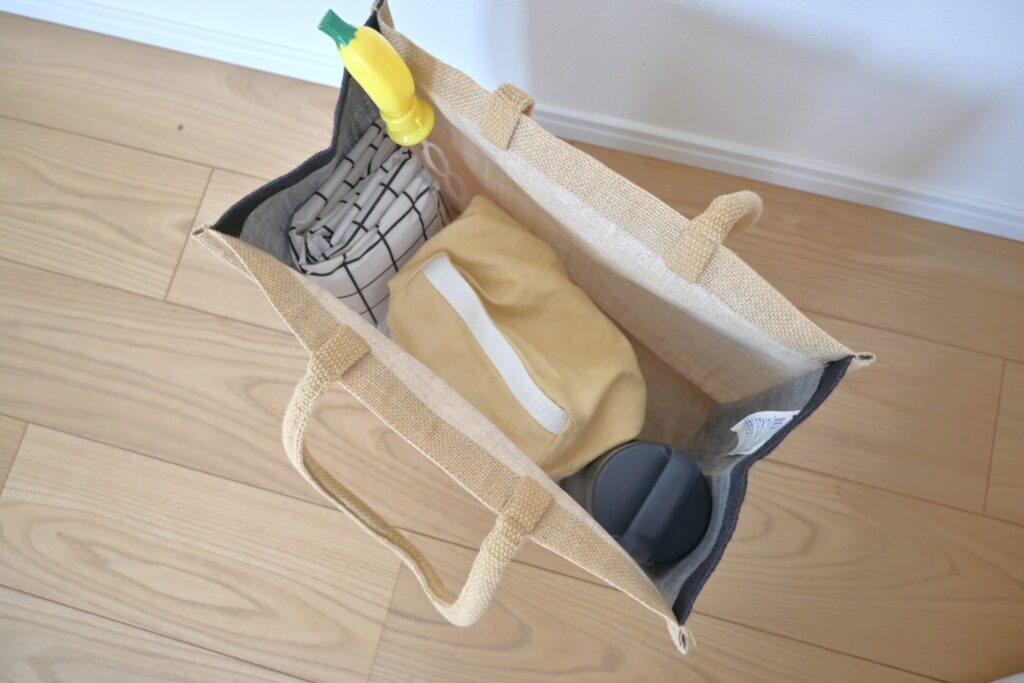 無印良品ジュートバッグ