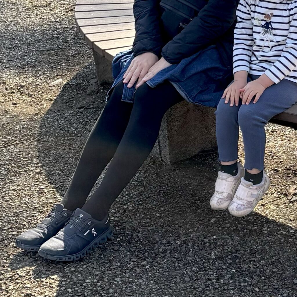 On Cloud 6 Waterproofの着用写真