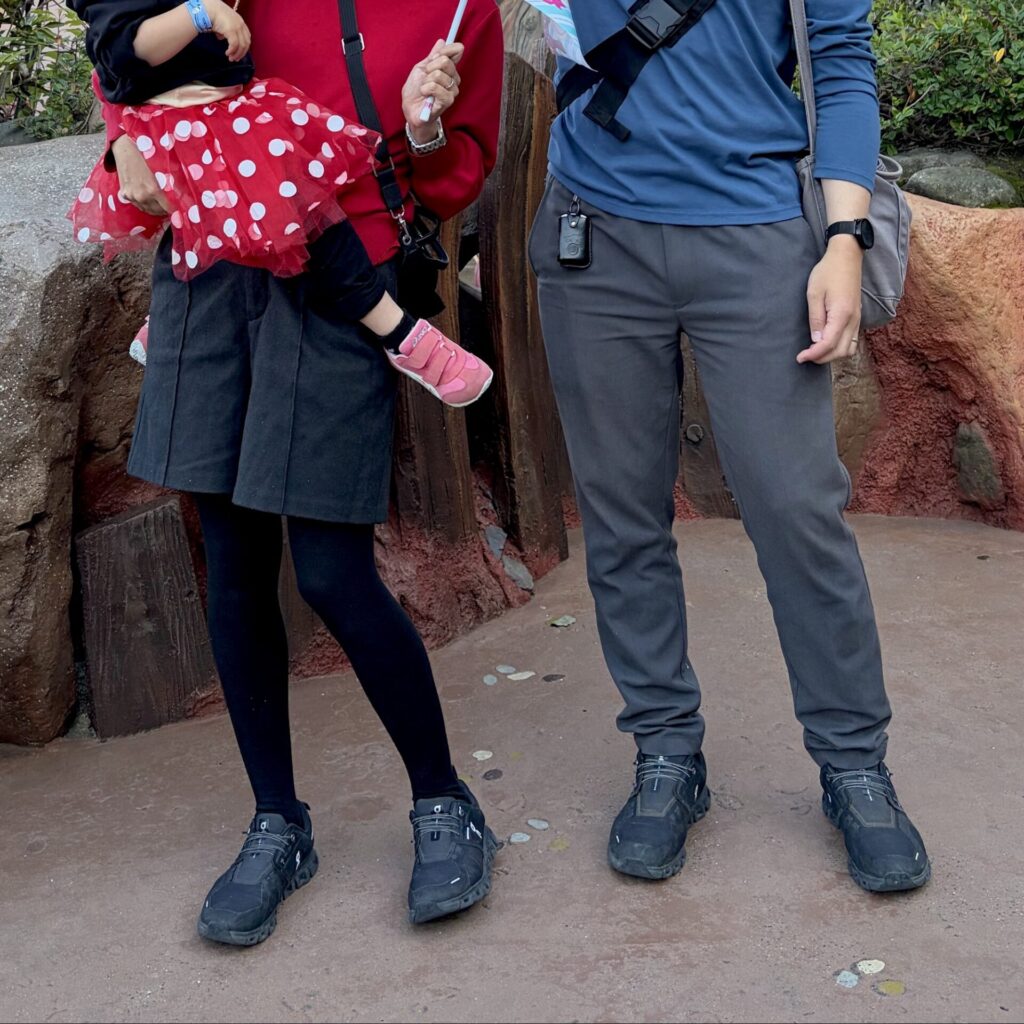 Onスニーカーは疲れにくい