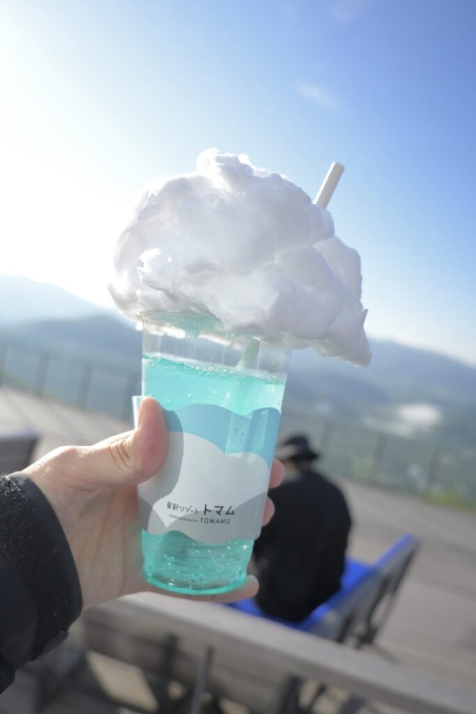トマム雲海テラスの雲ソーダ