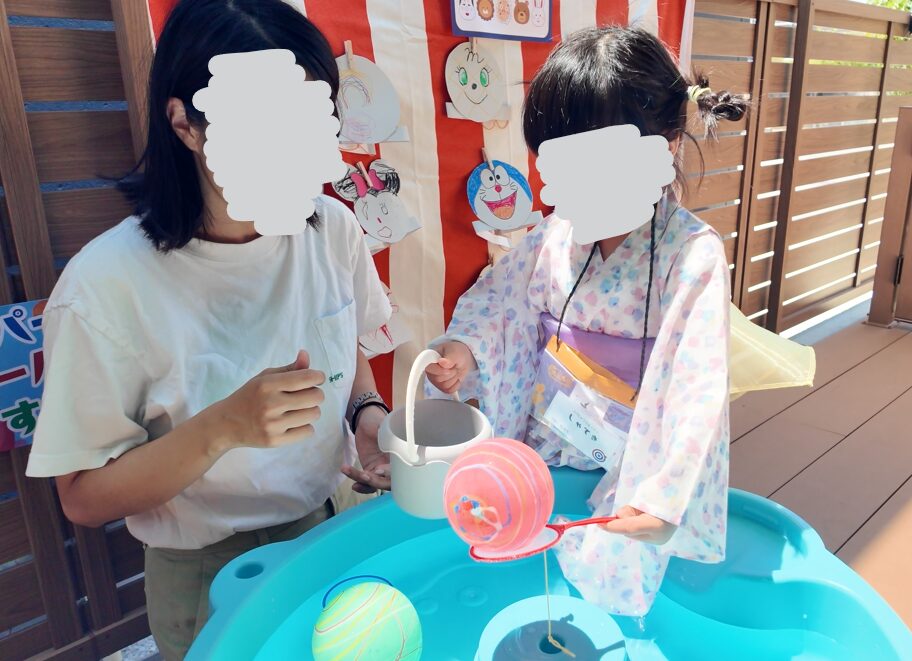おうち縁日ヨーヨーすくい