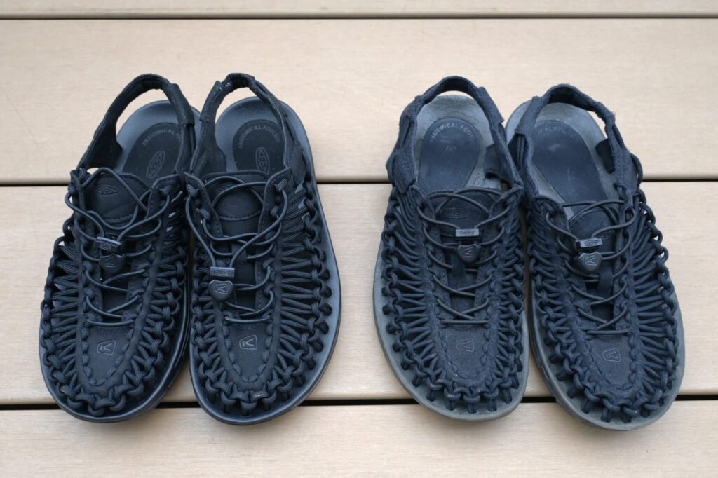 KEEN UNEEK 7年の使用感