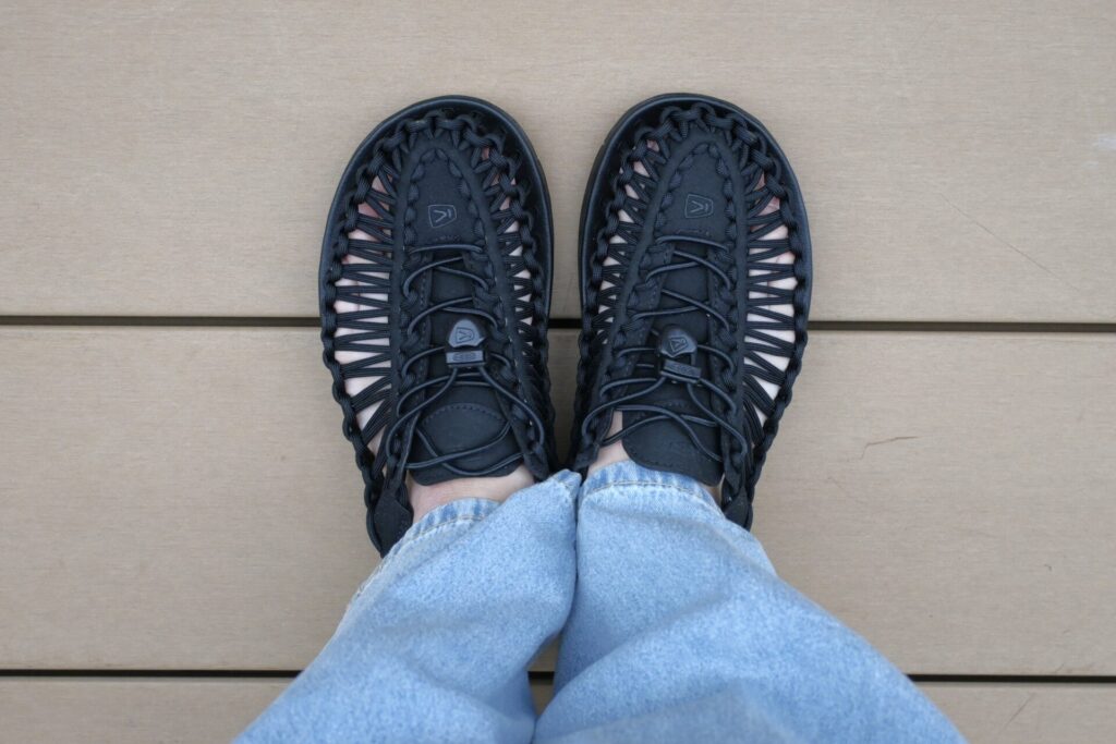 KEEN UNEEK　着用写真