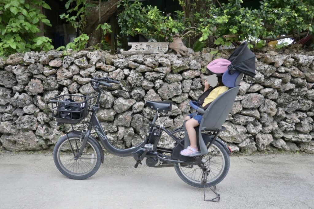 竹富島レンタサイクル電動自転車