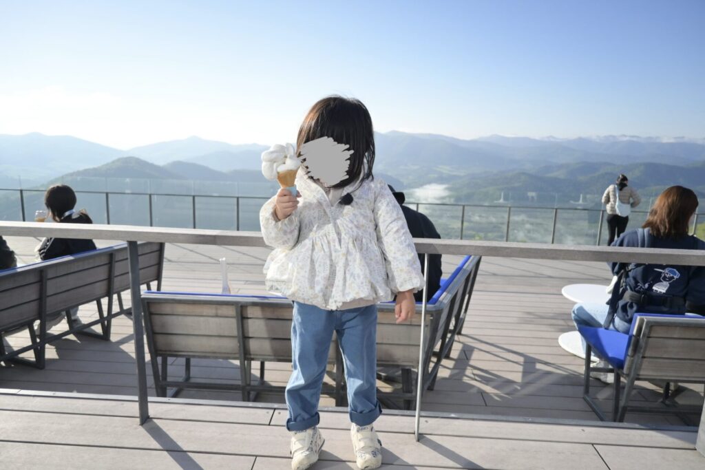 トマム雲海テラス　3歳子どもの服装