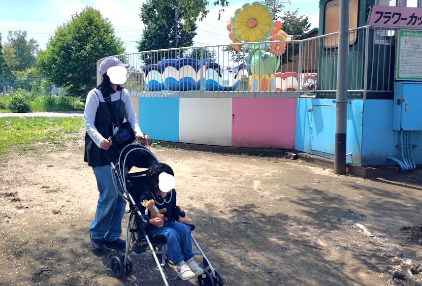 おびひろ動物園のレンタルベビーカー