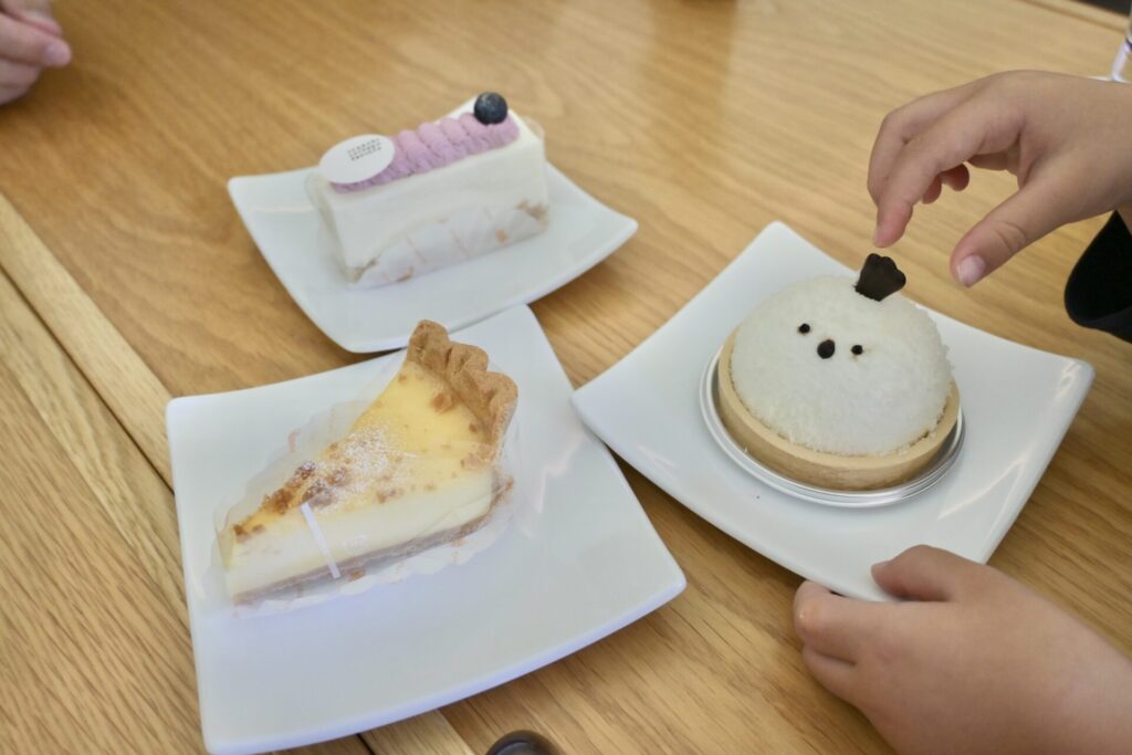 帯広トテッポ工房カフェのケーキ