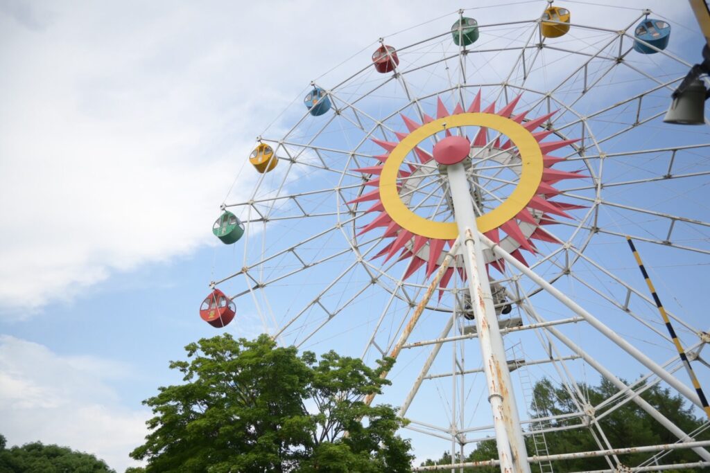 おびひろ動物園の遊園地観覧車