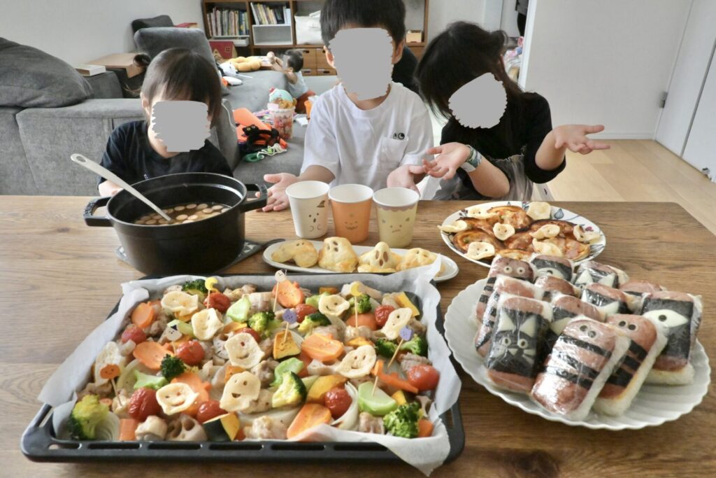 子どもとおうちハロウィンパーティー